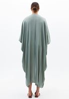 Bayan Yeşil Kol Detaylı Kimono