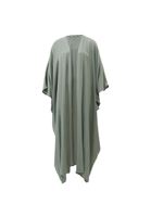Bayan Yeşil Kol Detaylı Kimono