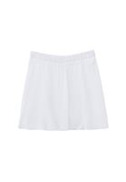 Women White High-Waisted Asymmetric Skirt
