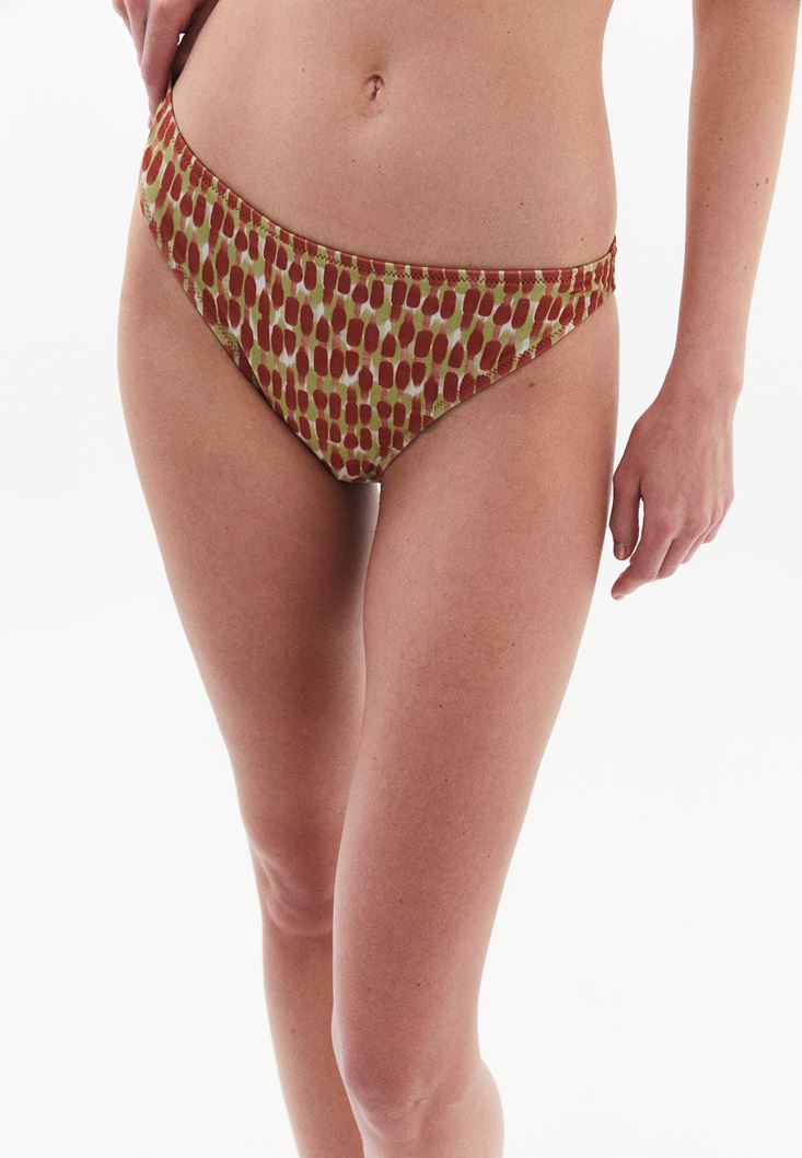 Women Mixed Low-Rise Bikini Bottom
