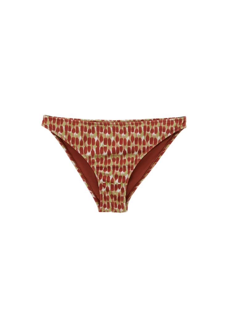 Women Mixed Low-Rise Bikini Bottom