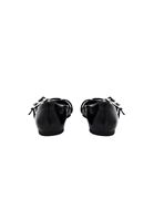 Women Black Studded Ballet Flats