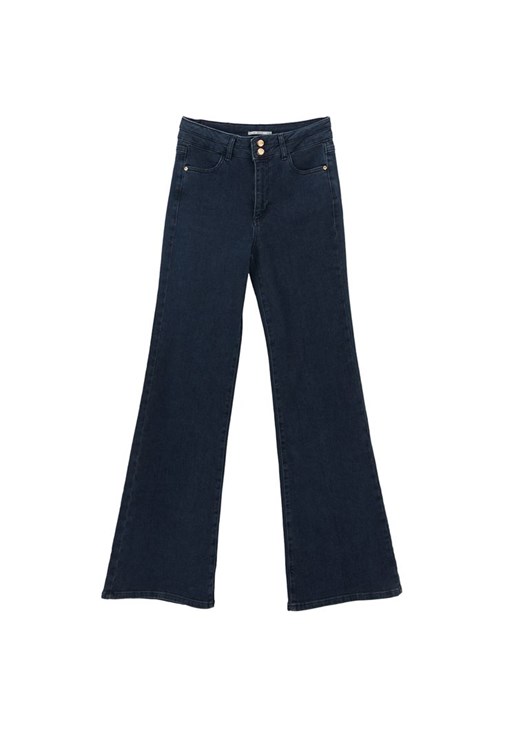 Yüksek Bel Flare Pantolon ve Crop Atlet Kombini