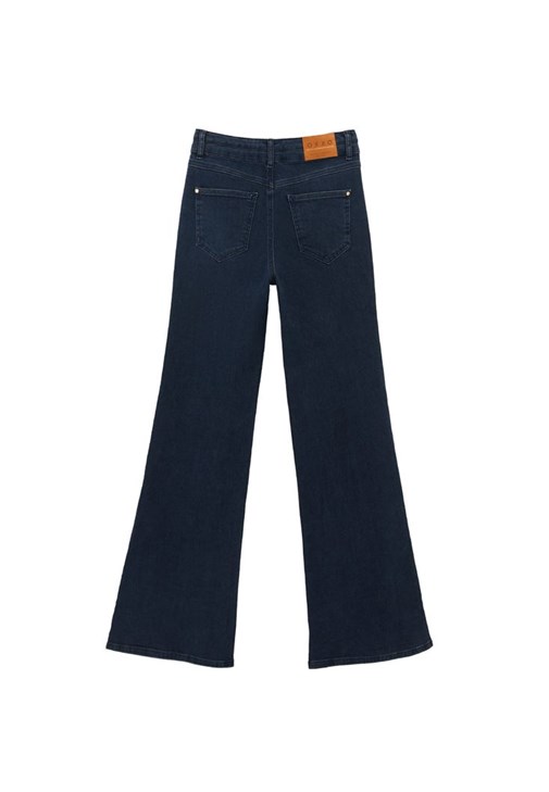 Yüksek Bel Flare Pantolon ve Crop Atlet Kombini