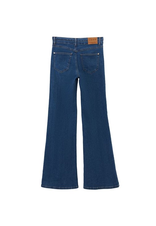 Yüksek Bel Flare Pantolon ve Bluz Kombini