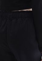 Bayan Siyah Ultra Yüksek Bel Baggy-Fit Pantolon ( TENCEL™ )