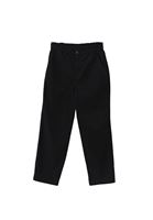 Bayan Siyah Ultra Yüksek Bel Baggy-Fit Pantolon ( TENCEL™ )