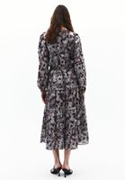 Women Mixed V-Neck Maxi Dress