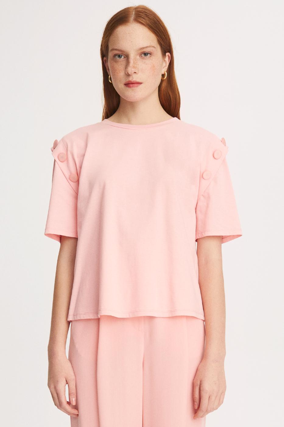 Bayan PEMBE ELLA TISORT 0030