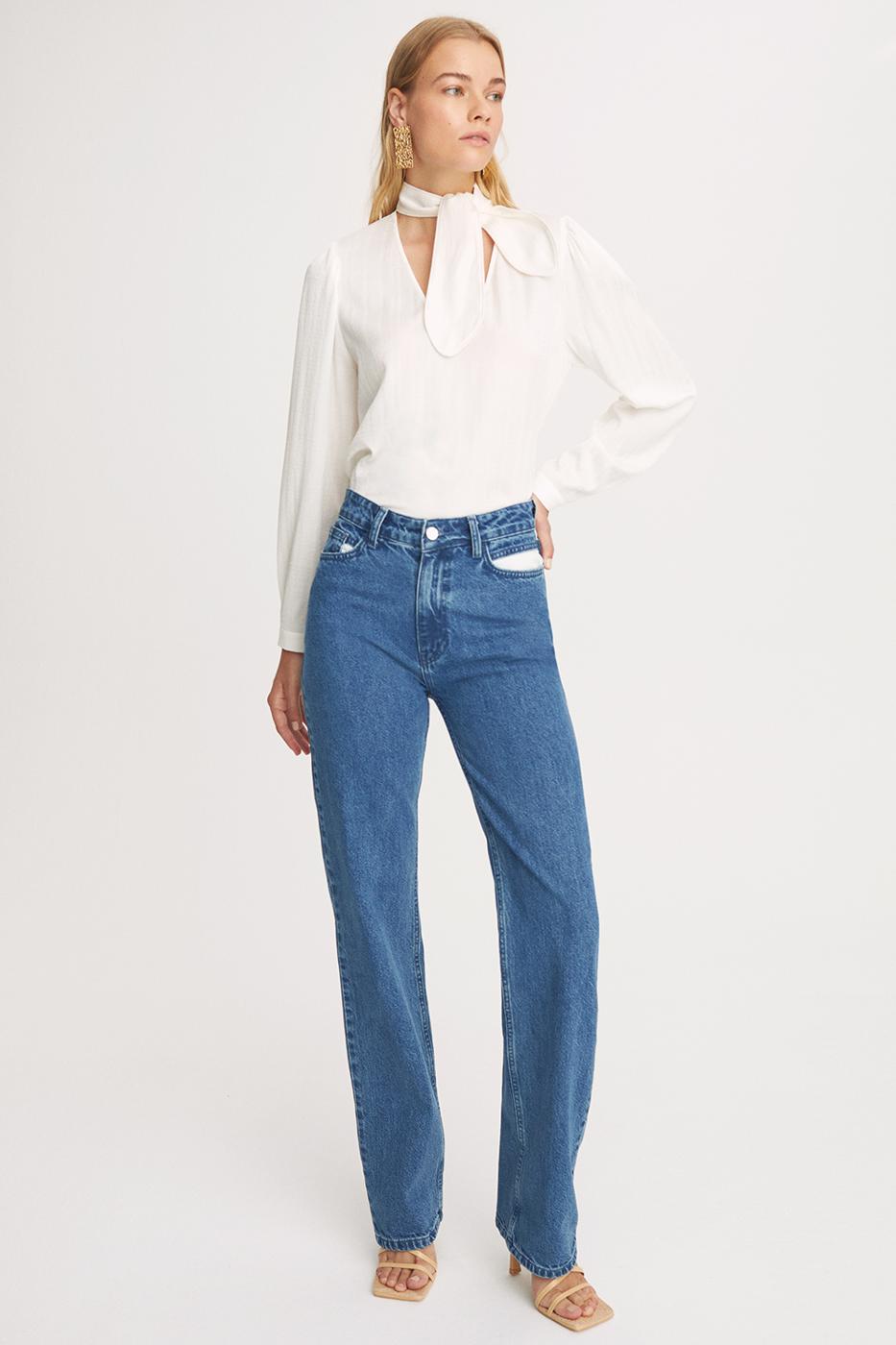 Bayan MAVİ MARKS DENIM PANTOLON 0009