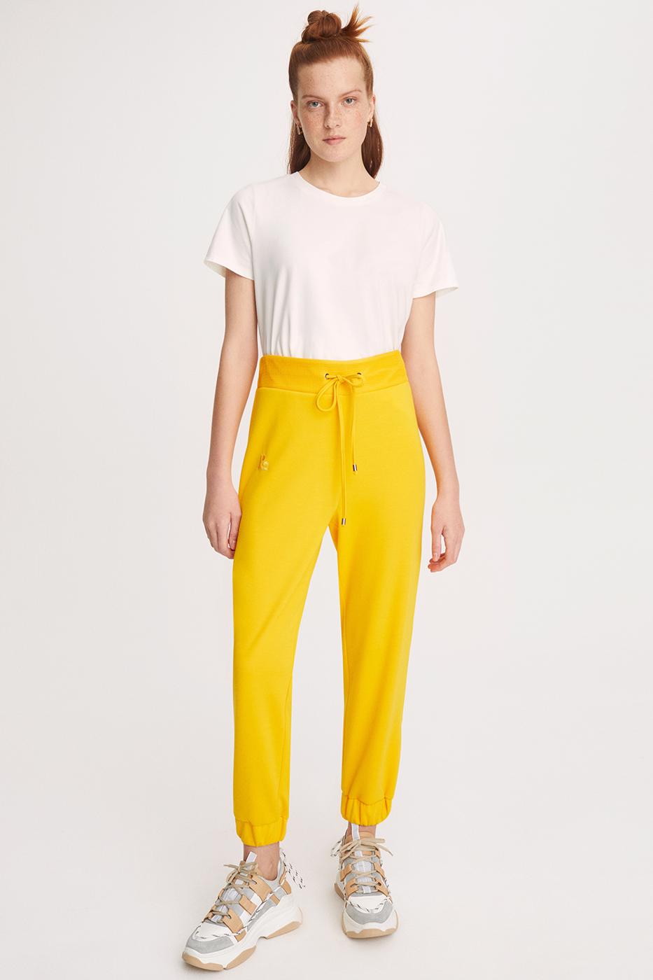 Bayan TURUNCU Jayne Mandalina Renk Regular Fit Pantolon