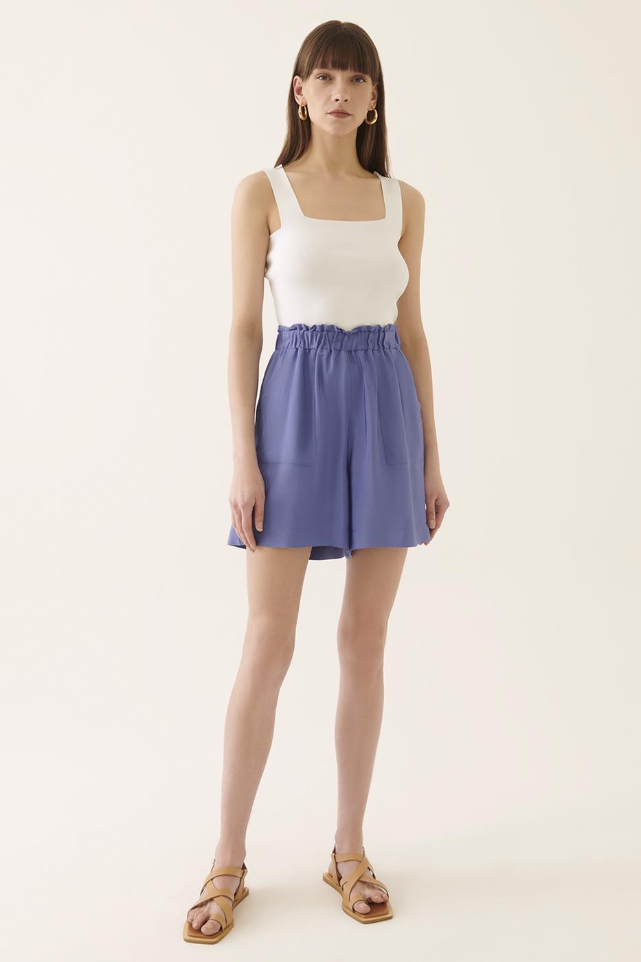 Bayan Saks Helina Saks Renk Regular Fit Şort