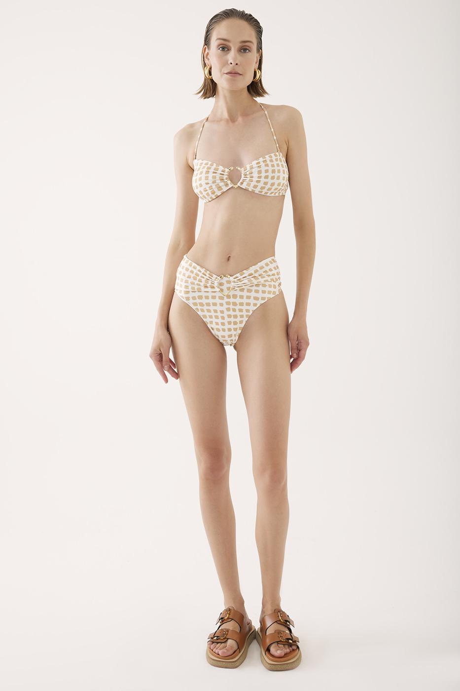 Bayan BEJ Ekru Renk Bikini Takım 0015