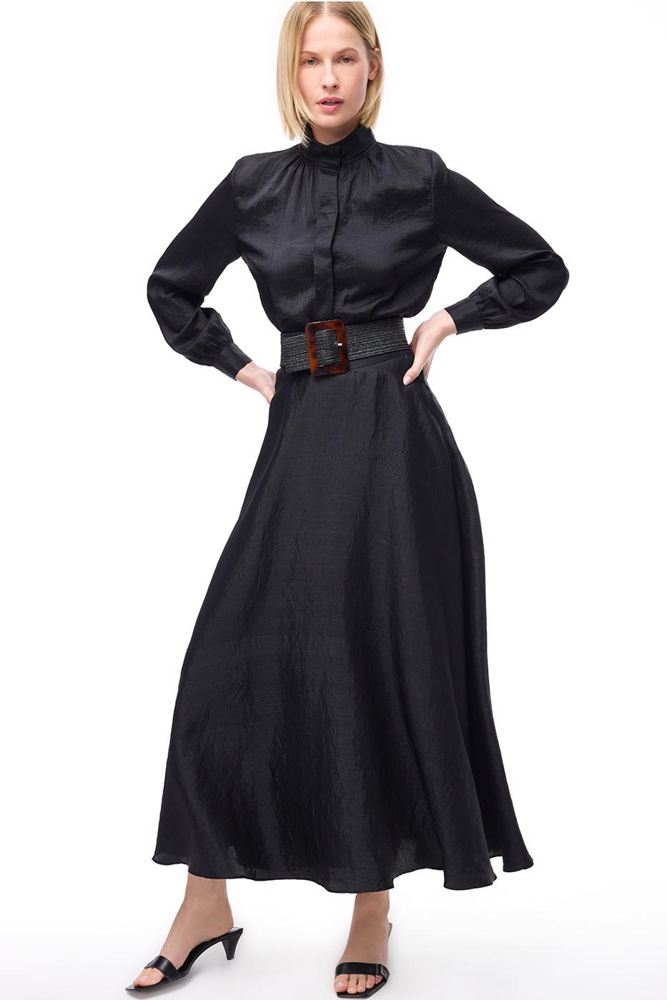 Bayan SİYAH Siyah Eddys Regular Fit Bluz