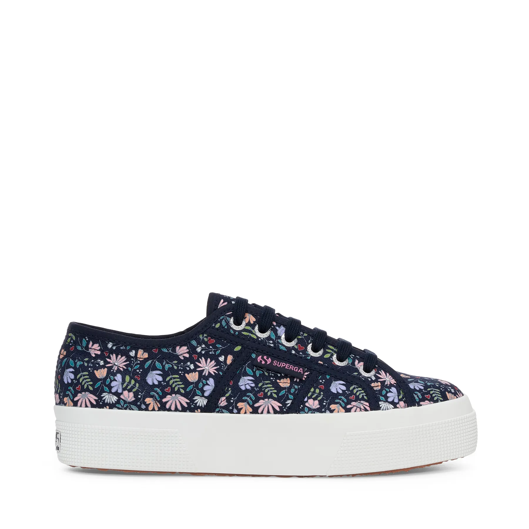 2740 Little Flowers Print Kadın Lacivert Sneaker S7141EW-AEZ