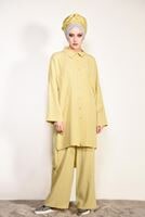 BUTTONED POCKET DETAILED SUIT WITH PANTS 4003 