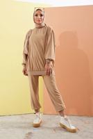 BOOTH 2-PIECE PANTS SUIT WITH ELASTIC CUFFS 0310 