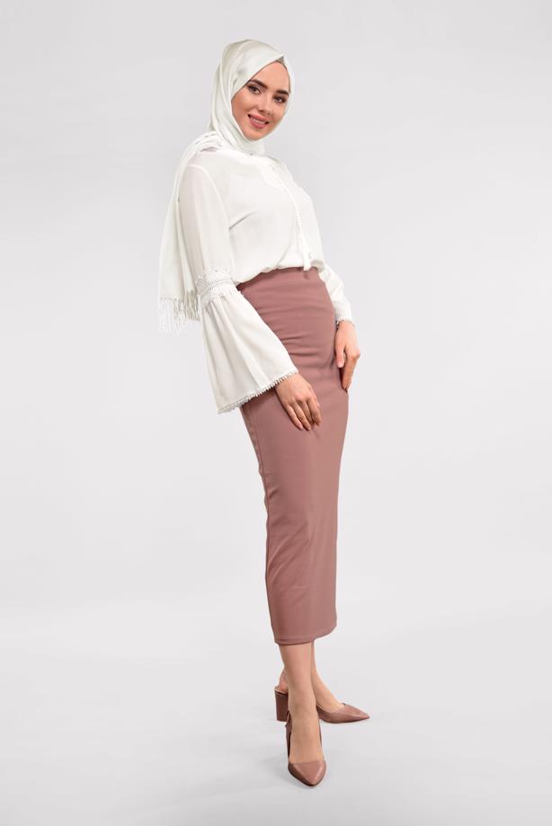 High Waist Classic Pencil Skirt