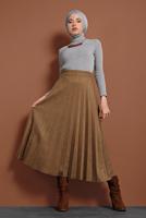 PLEATED COTTON SKIRT 1694