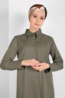 BUTTONED SHIRT TUNIC 88225