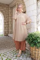 ALVINA TIE-NECK FLOWING TUNIC 4111 