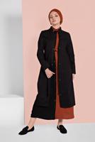 HIDDEN BUTTONED TRENCH-COAT 76