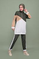 3-COLOR ZIPPERED TRACKSUIT SET T 0066 