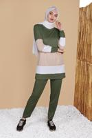 THREE COLOR TRACKSUIT SET 9355