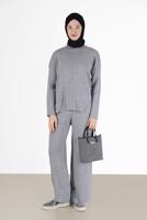 BASIC 2-PIECE KNITWEAR SUIT WITH PANTS 00032 